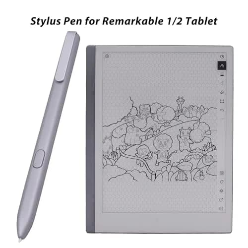Mingxiong Stylus Pen for Remarkable 2/1 Tablet Notebook, Silver | Authentic Input Pen thumbnail 3