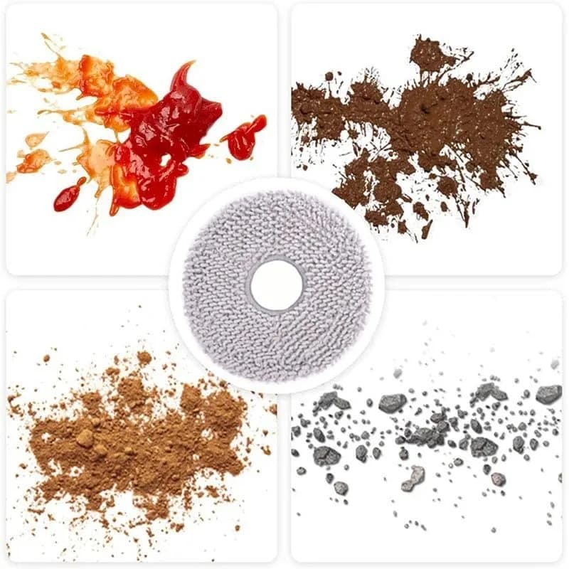 Electropan 10pcs Microfiber Mop Pads for Ecovacs Deebot X1 Omni/T20 Omni/X2 Omni/T30S/Yeedi M12 Pro+ Robot Vacuums thumbnail 5