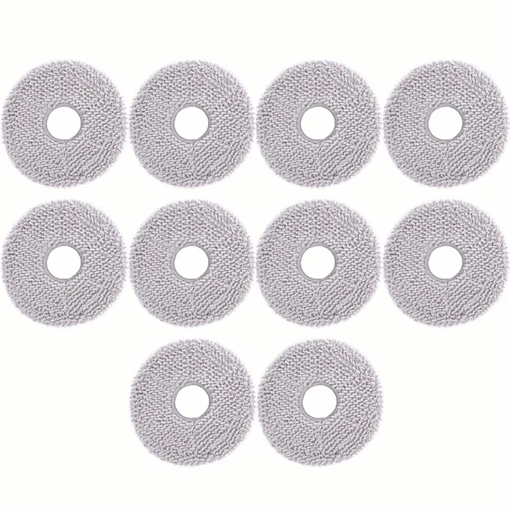 Electropan 10pcs Microfiber Mop Pads for Ecovacs Deebot X1 Omni/T20 Omni/X2 Omni/T30S/Yeedi M12 Pro+ Robot Vacuums - main product image