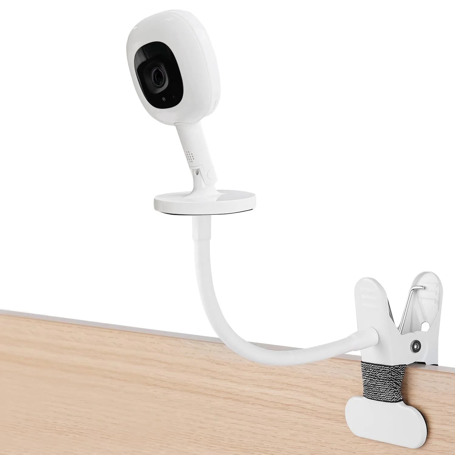 iTODOS Baby Monitor Mount Compatible with Nanit Pro & Flex Stand | 8-inch Flexible Arm, Portable & Sturdy - main product image