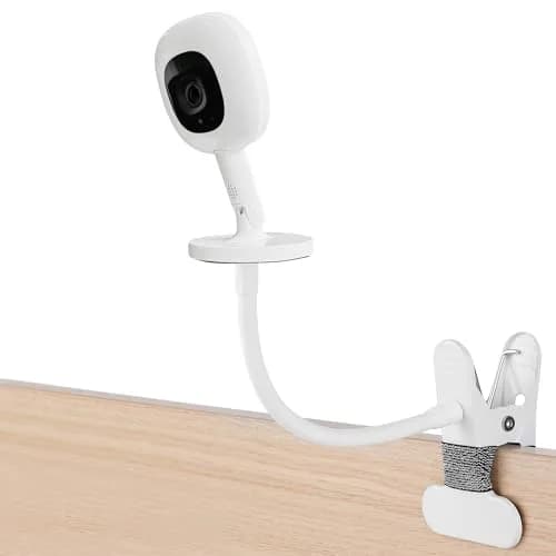 iTODOS Baby Monitor Mount Compatible with Nanit Pro & Flex Stand | 8-inch Flexible Arm, Portable & Sturdy thumbnail 1