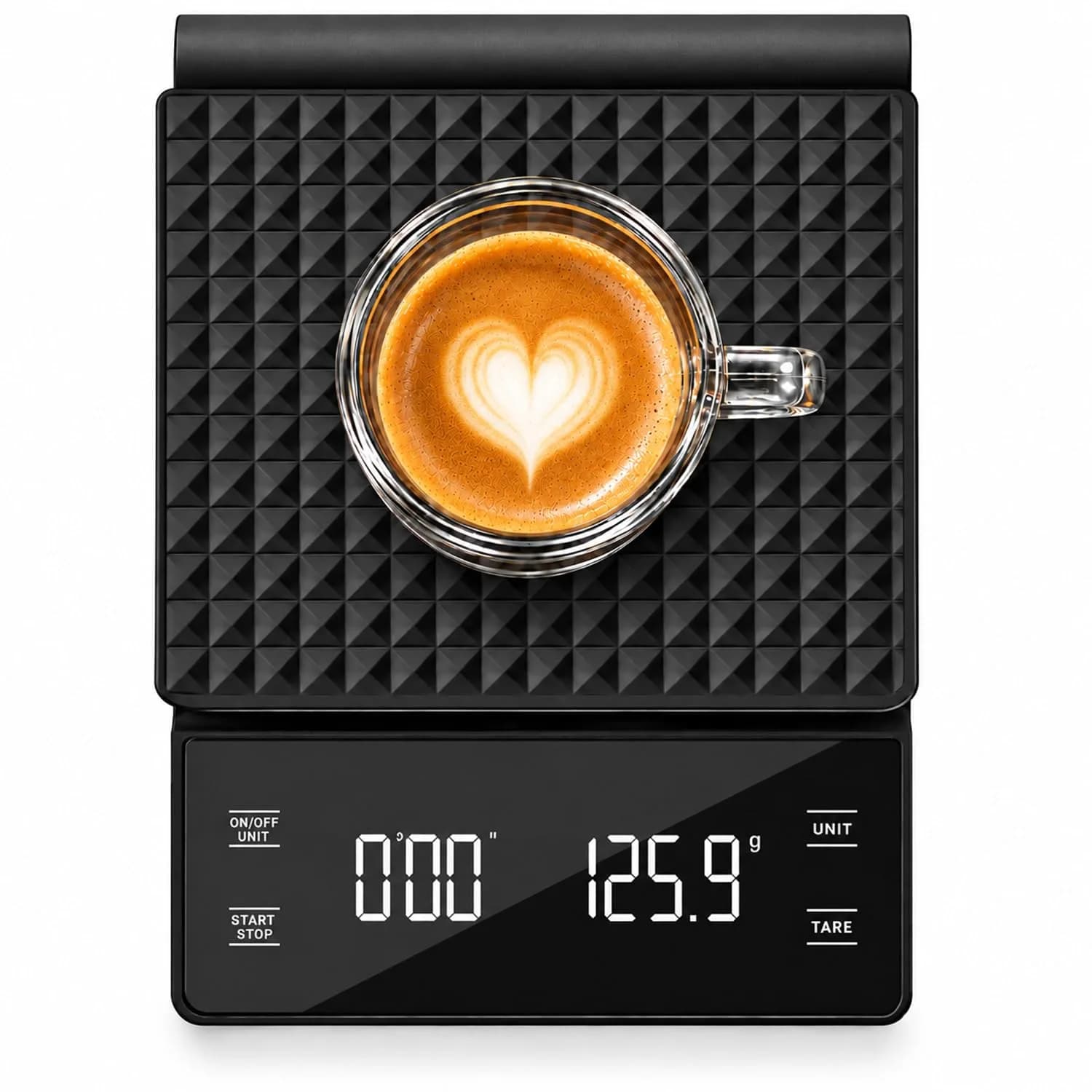 Nkove Digital Coffee Scale with Timer, 0.1g Precision, 3kg Capacity | Compact & Accurate for Home & Cafe - main product image