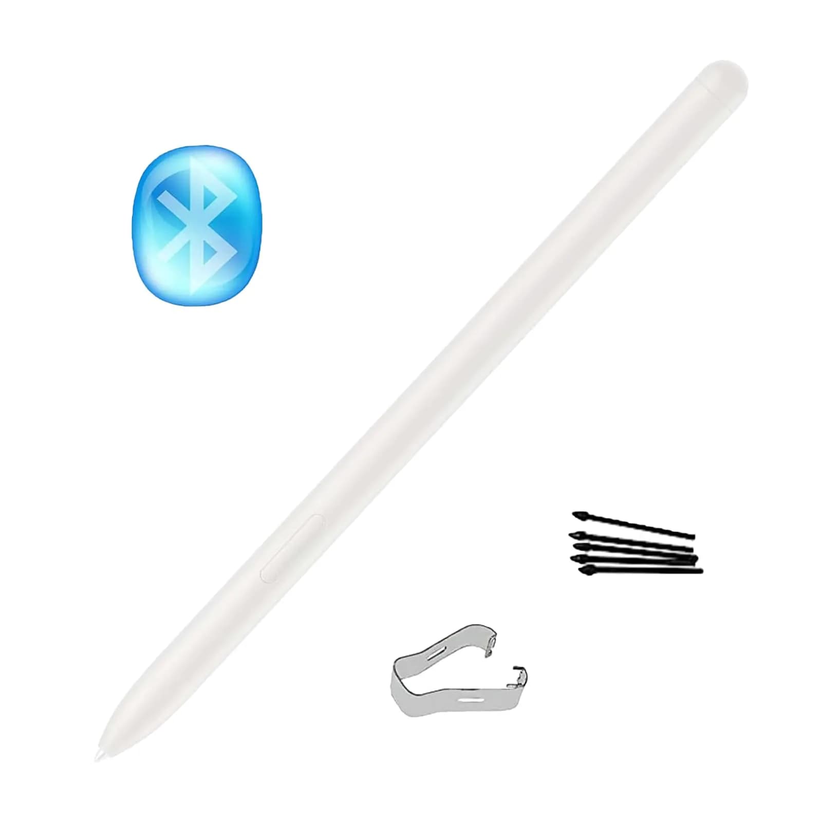 Peixiong Galaxy Tab S9 Stylus Pen (Bluetooth) Replacement Black | 0.7mm Pressure Sensor, Compatible with Samsung Galaxy Tab S9/S9 Plus/S9 Ultra — Beige