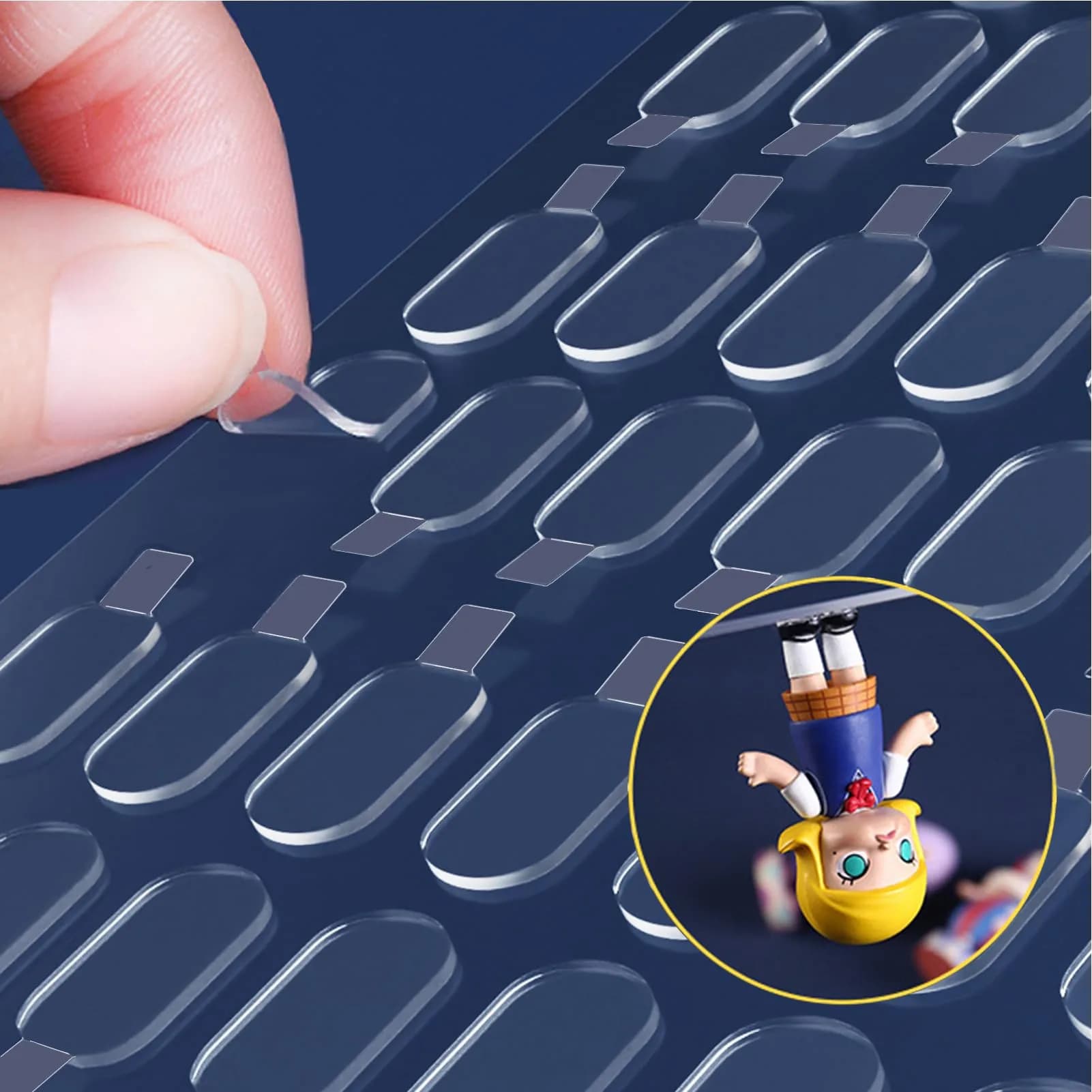 LMJIA Sticky Tack for Wall Hanging 500 Pcs | Removable Poster Putty & Mounting Putty - main product image