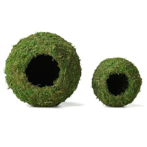 USMOLA Mossy Caves Hideout for Reptiles & Amphibians | 159g (5.6 oz) Woodland Green thumbnail 3