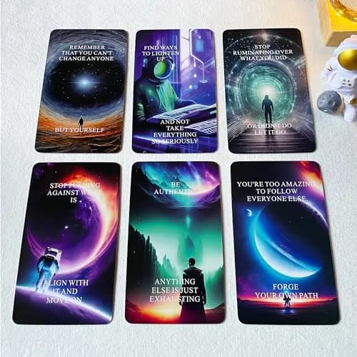 Qcsdckot Higher Self Messages Oracle Deck, Cosmic Oracle Cards, Positive Affirmations Cards Help You Create Your Best Life thumbnail 5