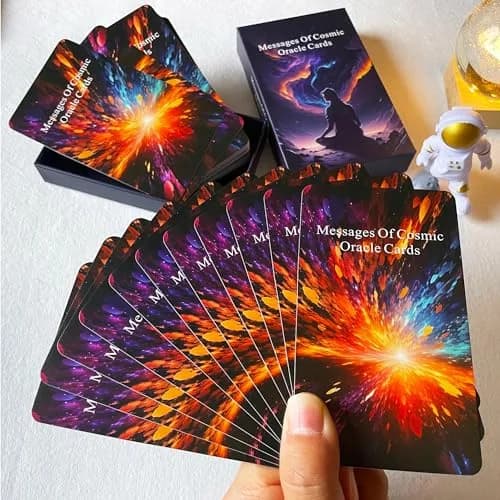 Qcsdckot Higher Self Messages Oracle Deck, Cosmic Oracle Cards, Positive Affirmations Cards Help You Create Your Best Life thumbnail 3