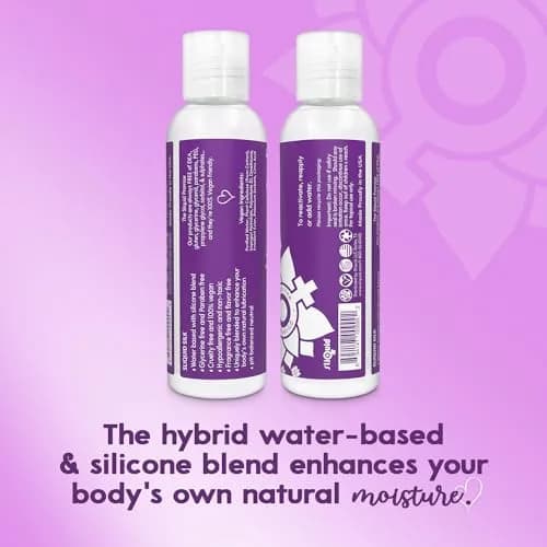 Sliquid Silk Hybrid Intimate Lubricant 59ml (2 Fl Oz) | Natural Feeling Long-Lasting Glide thumbnail 2