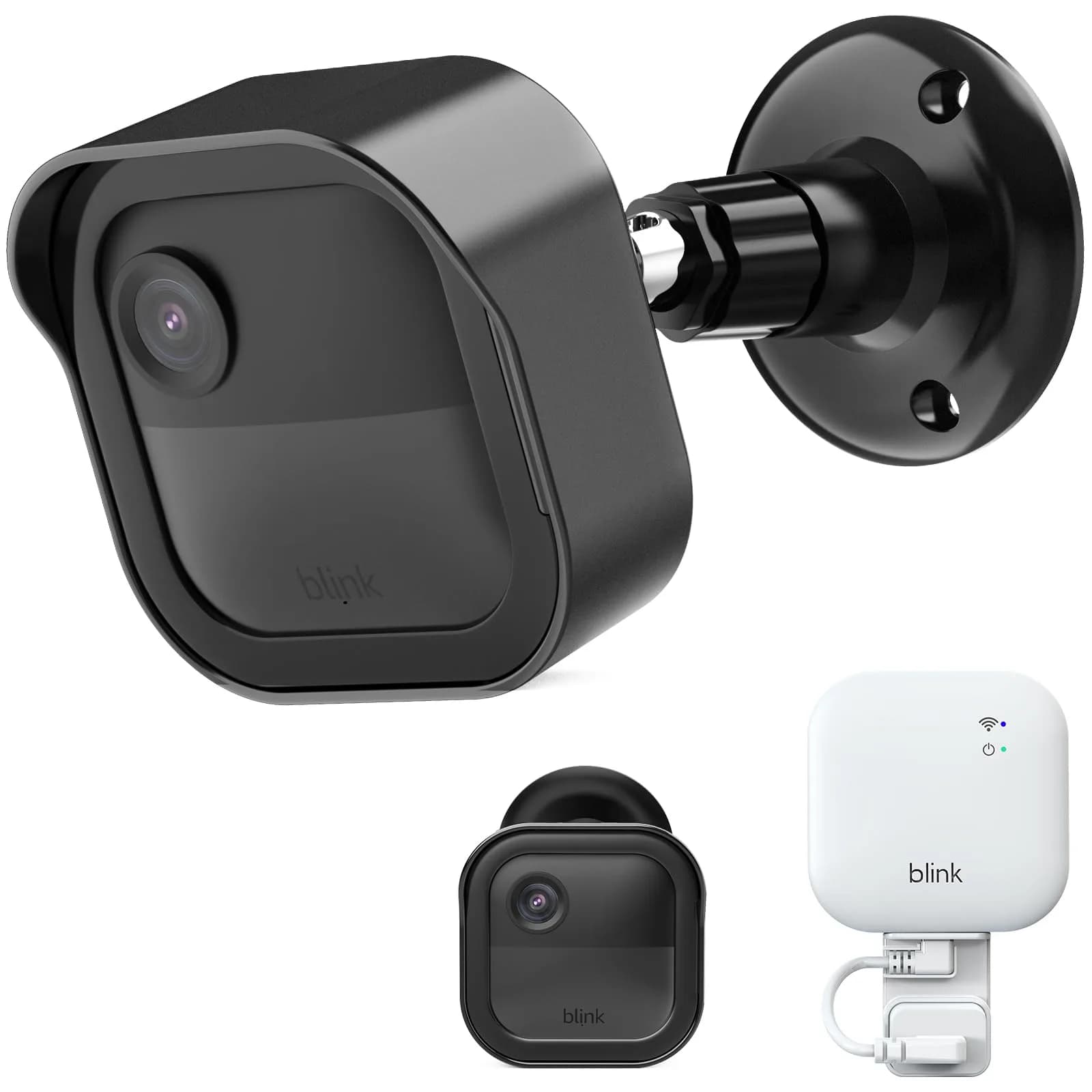 Pefecon Blink Outdoor Camera Mount, Sync Module Mount for Blink Module, 1 Pack | Adjustable Weatherproof Bracket