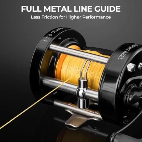 KastKing Rover Round Baitcasting Reel, 60 Size, Right, Black | Power & Durability for Freshwater & Saltwater thumbnail 7