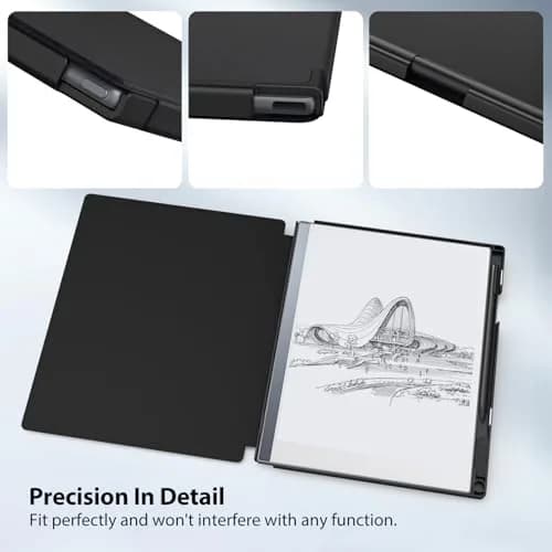 TiMOVO Black Case for Remarkable 2 10.3" (26.16 cm) with Pen Slot | Protective Folio Cover for 2020 Tablet thumbnail 5