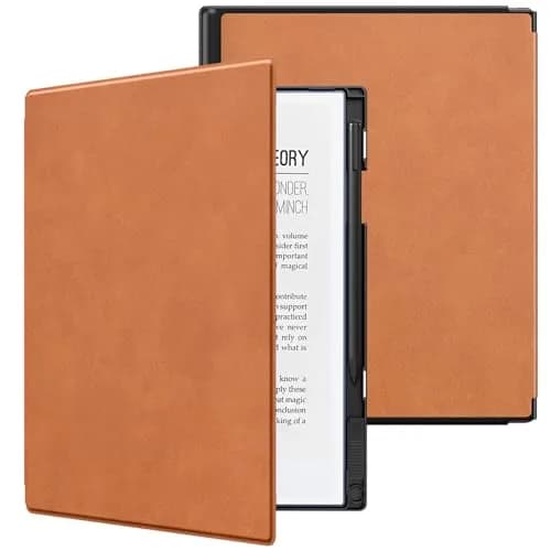 TiMOVO Case for Remarkable 2 10.3" 2020 with Pen Slot, Brown | Lightweight Hard Back Shell Protective Folio Cover thumbnail 1