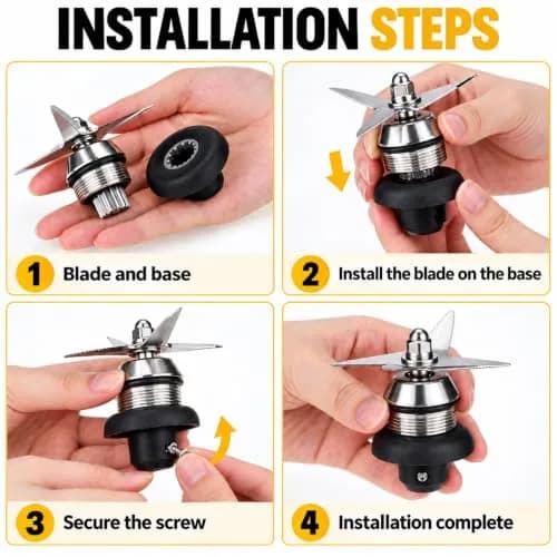 Opzour Blender Drive Socket Kit for NutriBullet RX N17-1001 NB-301S | Restores Power & Blending thumbnail 5