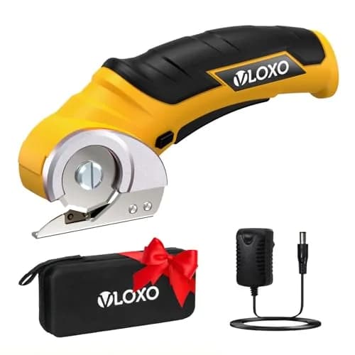 VLOXO Cordless Electric Scissors 240RPM 0.64kg (1.4lb) | Cuts Cardboard, Leather, Carpet Effortlessly thumbnail 1