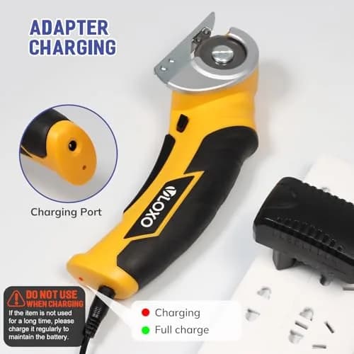 VLOXO Cordless Electric Scissors 240RPM 0.64kg (1.4lb) | Cuts Cardboard, Leather, Carpet Effortlessly thumbnail 7