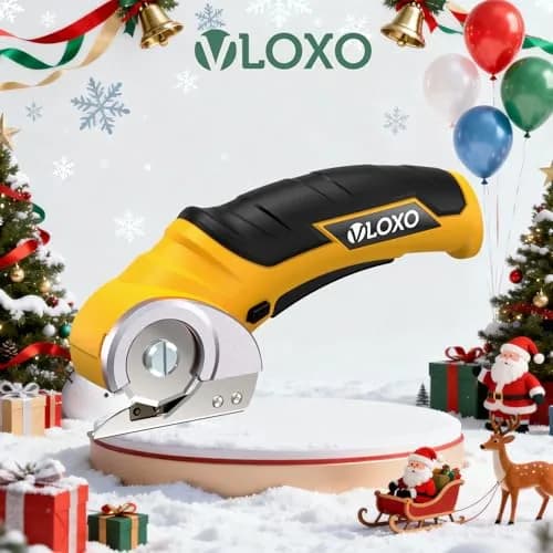 VLOXO Cordless Electric Scissors 240RPM 0.64kg (1.4lb) | Cuts Cardboard, Leather, Carpet Effortlessly thumbnail 8
