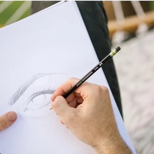Ticonderoga Wood-Cased Graphite #2 HB Soft Pencils 72 Count (Black) | Smooth Writing, Smudge-Free Eraser thumbnail 4