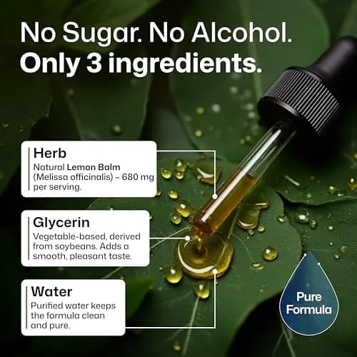 BIO KRAUTER Lemon Balm Tincture 118ml (4 Fl Oz) | Vegan Sleep Support Drops thumbnail 5