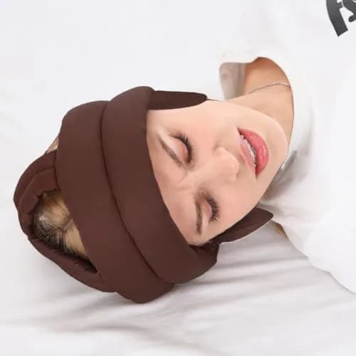 PENINSULA LOVE Elderly Protective Hat Thick Soft Helmet for Seniors - Adjustable Safety Bump Cap (Coffee) thumbnail 5
