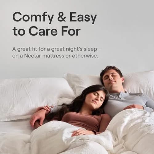Nectar Tri-Comfort Cooling Pillow King Size 50.8 cm x 91.4 cm (20 x 36 inches) | Adjustable Firmness & Cooling Cover thumbnail 6
