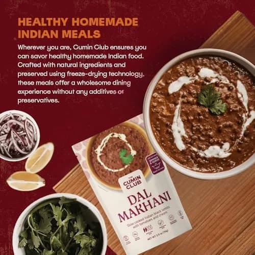 the cumin club Dal Makhani (Black Lentils) | Authentic Indian Ready-to-Eat Meal (Pack of 5) thumbnail 6