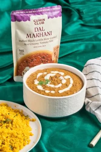 the cumin club Dal Makhani (Black Lentils) | Authentic Indian Ready-to-Eat Meal (Pack of 5) thumbnail 3