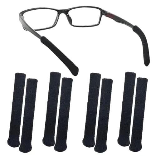 Qoaimu Soft Cotton Glasses Ear Cushions | Anti-Slip Elastic Ear Pads for Eyeglasses Comfort thumbnail 1