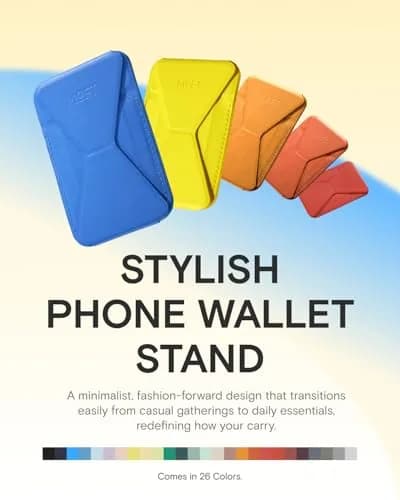MOFT Magnetic Wallet Stand for iPhone 12-17 Series | Sapphire | 6.6cm (2.6in) x 9.7cm (3.8in) x 0.55cm (0.2in) thumbnail 7