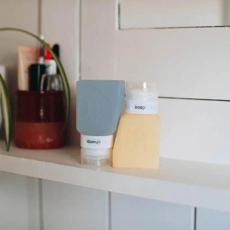 Gravel 3 oz Silicone Travel Bottles | TSA Approved Leakproof Reusable Toiletry Containers thumbnail 10
