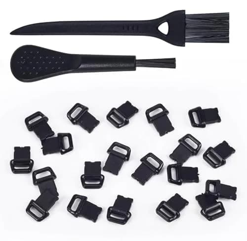 iKammo 20 Pcs Lightning Port Dust Plugs with 2 Cleaning Brushes | Protects iPhone Charging Ports thumbnail 1