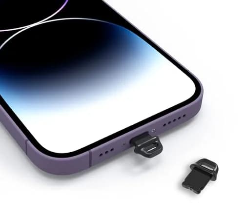 iKammo 20 Pcs Lightning Port Dust Plugs with 2 Cleaning Brushes | Protects iPhone Charging Ports thumbnail 7