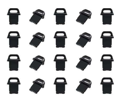 iKammo 20 Pcs Lightning Port Dust Plugs with 2 Cleaning Brushes | Protects iPhone Charging Ports thumbnail 2