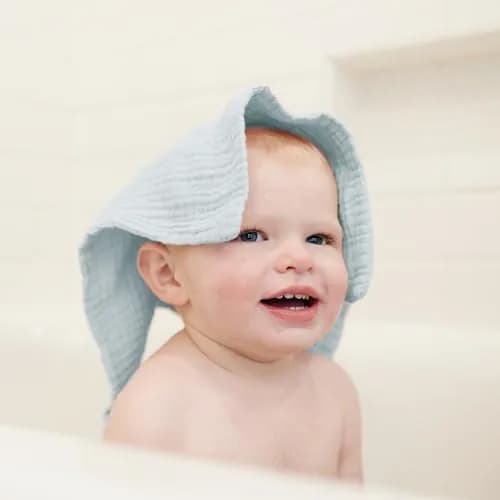 Konssy 7 Pack Muslin Baby Washcloths 28cm x 28cm | Ultra-Soft Cotton for Delicate Skin thumbnail 6