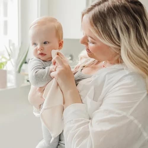 Konssy 7 Pack Muslin Baby Washcloths 28cm x 28cm | Ultra-Soft Cotton for Delicate Skin thumbnail 4