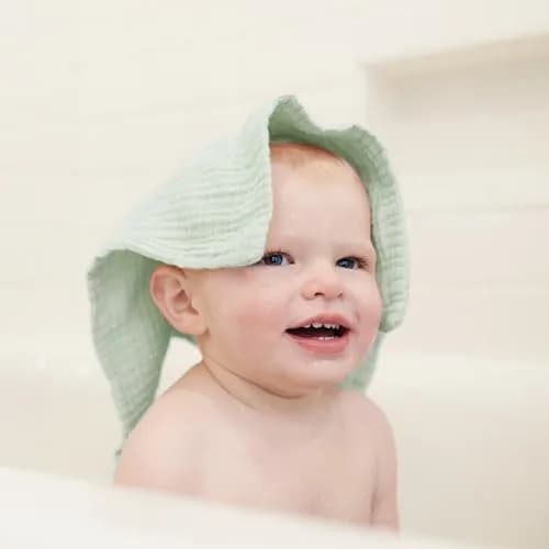 Konssy Baby Muslin Washcloths 11x11 in | Ultra-Soft & Absorbent Cotton, 7 Pack for Newborns & Infants thumbnail 6