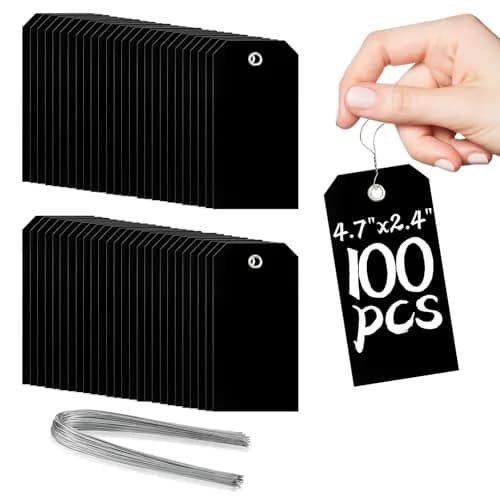 XUWAIDSGN Waterproof Plastic Labels 100 pcs | Weatherproof, Weatherproof, Weatherproof thumbnail 1