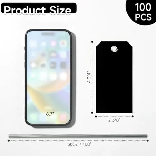XUWAIDSGN Waterproof Plastic Labels 100 pcs | Weatherproof, Weatherproof, Weatherproof thumbnail 2