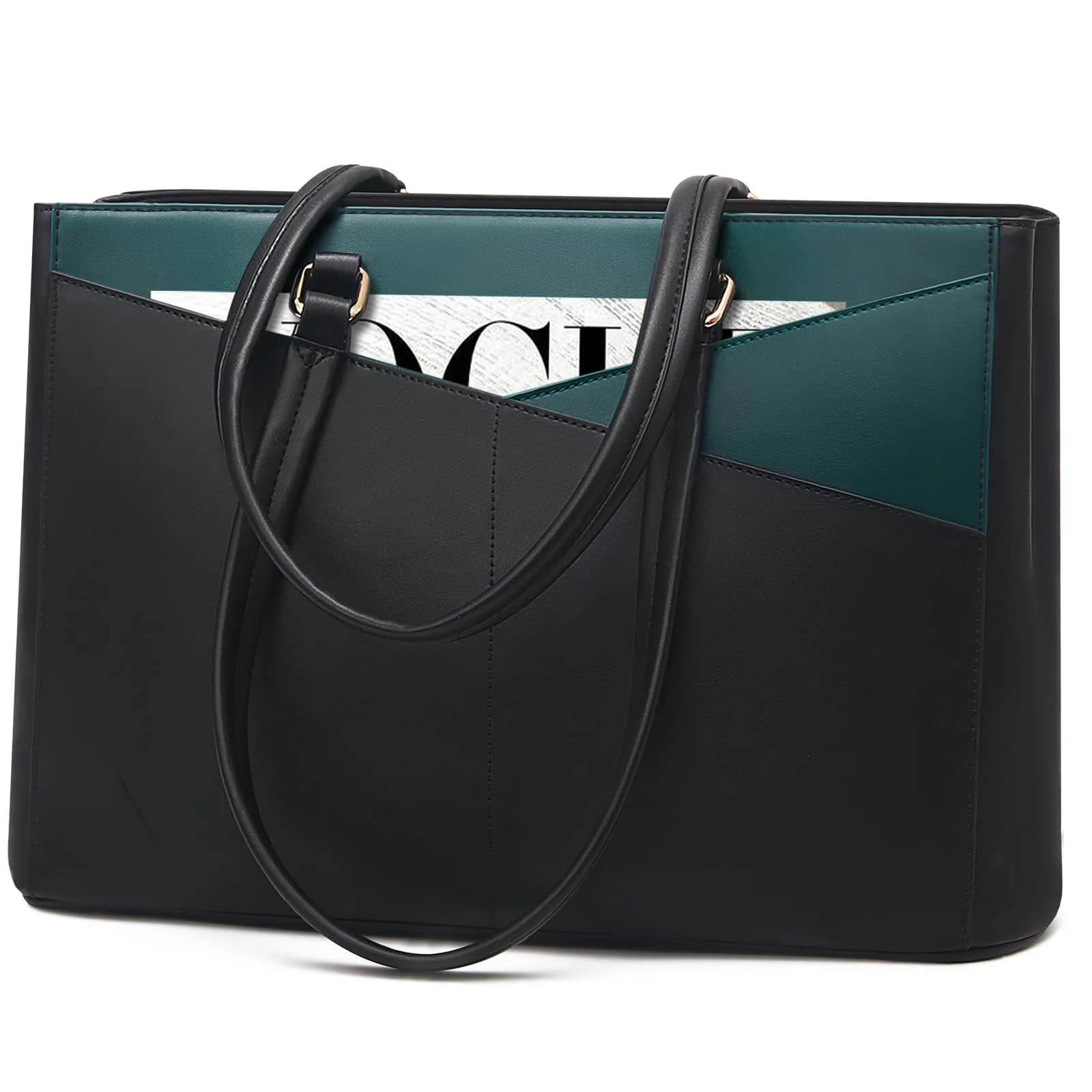 LOVEVOOK Laptop Tote Bag for Women, 39.37cm (15.6 Inch) | Chic Work & Travel Briefcase
