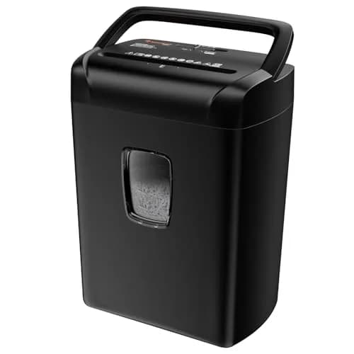 Bonsaii 15-Sheet Cross Cut Paper Shredder 6.67 kg (14.7 lb) | P-4 Security Level, 10-Min Run Time, Shreds CDs & Credit Cards thumbnail 1