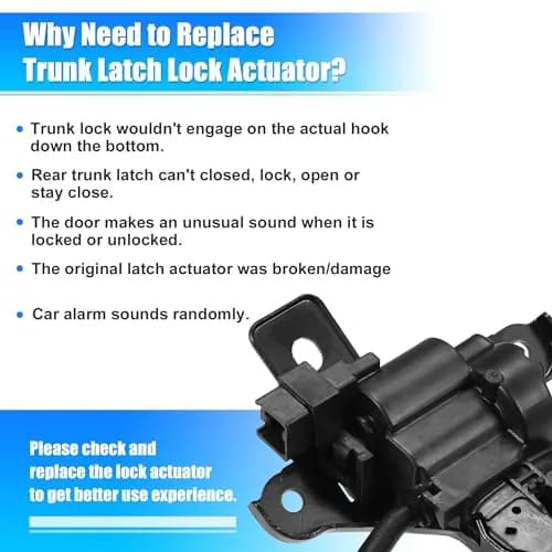 uxcell Tailgate Trunk Lift Gate Latch Lock Actuator for Ford Fusion 13-16 12cm (4.72"x4.33"x1.77") | Rear Side Replacement Part thumbnail 6