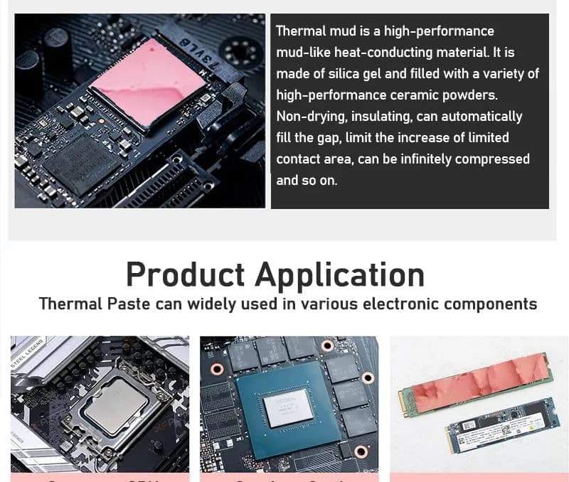 UPSIREN UTP-6 Thermal Putty 20g (0.71 oz) | 12.8W/mK High Conductivity for GPU VGA IC Processor thumbnail 10