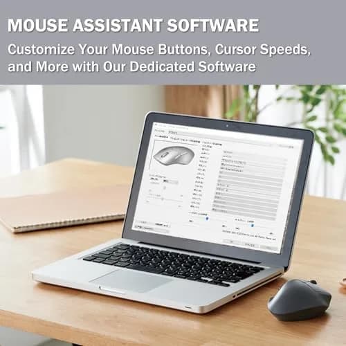ELECOM Left Hand Wired USB Ergonomic Mouse, Silent Click, 2000DPI, 5 Buttons, BlueLED, Lsize Black (M-XGL31UBSKBK) thumbnail 8