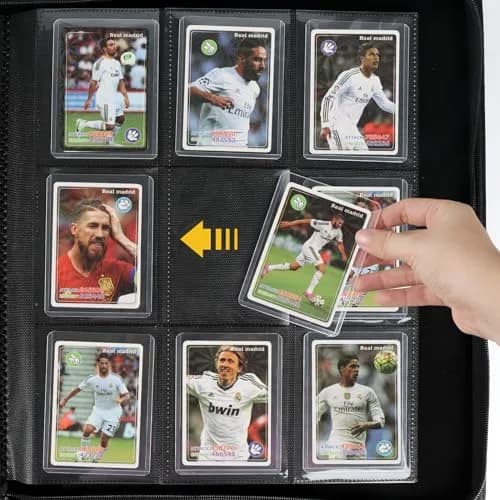 CARDBINDER Black Display Album 288 Cards (16 Pages) | Protects Collectibles with PU Leather thumbnail 4