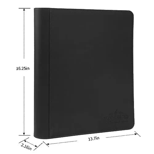 CARDBINDER Black Display Album 288 Cards (16 Pages) | Protects Collectibles with PU Leather thumbnail 2
