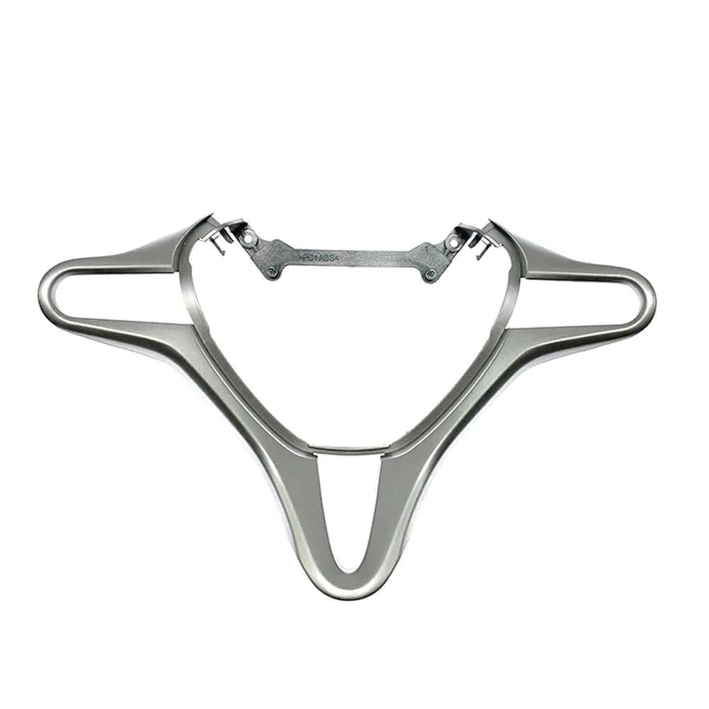 AEETUED Carbon Fiber Style Steering Wheel Trim Cover for Honda Civic 2006-2011 (B-Silvery) - main product image
