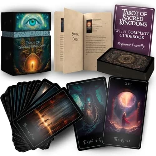 Earth Moon Magick Moon Tarot Cards 78-Card Deck for Beginners | Sacred & Shadow Work thumbnail 1