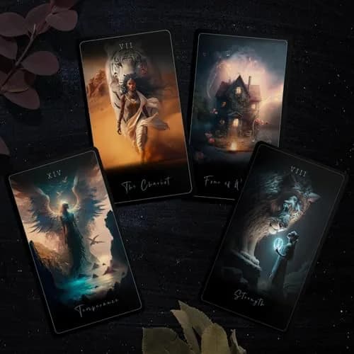 Earth Moon Magick Moon Tarot Cards 78-Card Deck for Beginners | Sacred & Shadow Work thumbnail 3