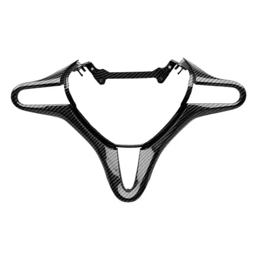 AEETUED Carbon Fiber Style Steering Wheel Trim Cover Frame for Honda Civic 2006-2011 | ABS Interior Moulding Accessories thumbnail 1