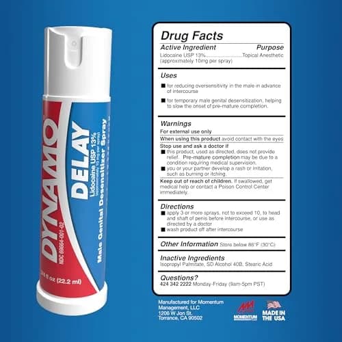 Screaming O Dynamo Delay Desensitizing Spray 2 Pack | Prolong Climax & Control (110 characters) thumbnail 5