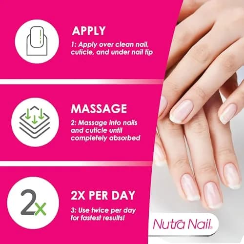 Nutra Nail 5 to 7 Day Growth Treatment Nail Strengthener 29.7ml (0.99 Fl Oz) | Repairs Brittle, Peeling, Cracked Nails thumbnail 7